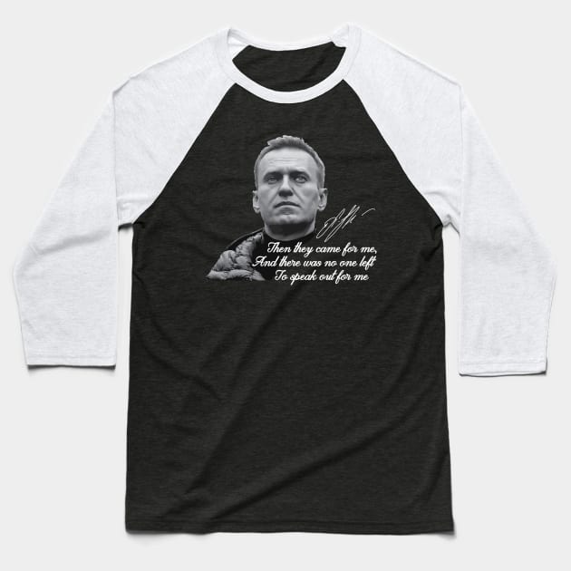 Alexei Navalny Baseball T-Shirt by CovpaTees